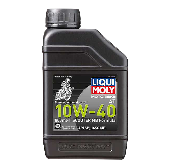 Liqui Moly Motorbike 4T 10W-40 Scooter MB Formula (800ml)