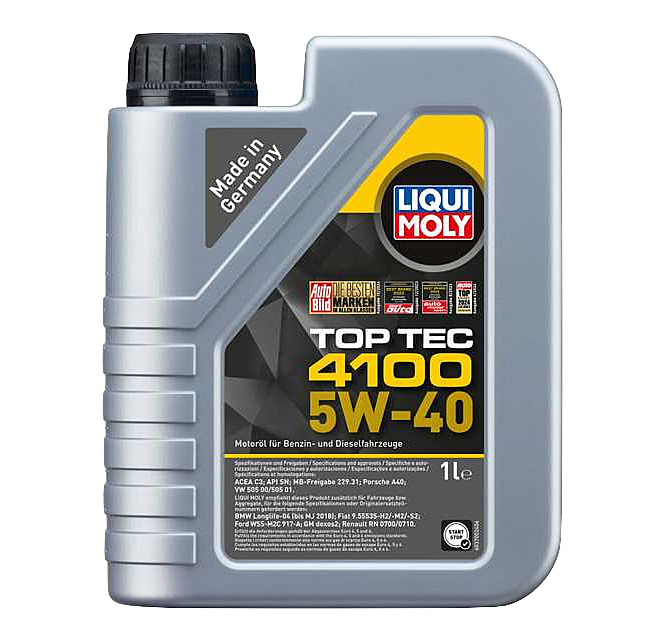 Liqui Moly Top Tec 4100 5W-40 Engine Oil (1L)