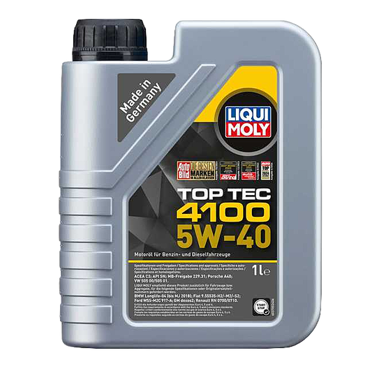 Liqui Moly Top Tec 4100 5W-40 Engine Oil (1L)