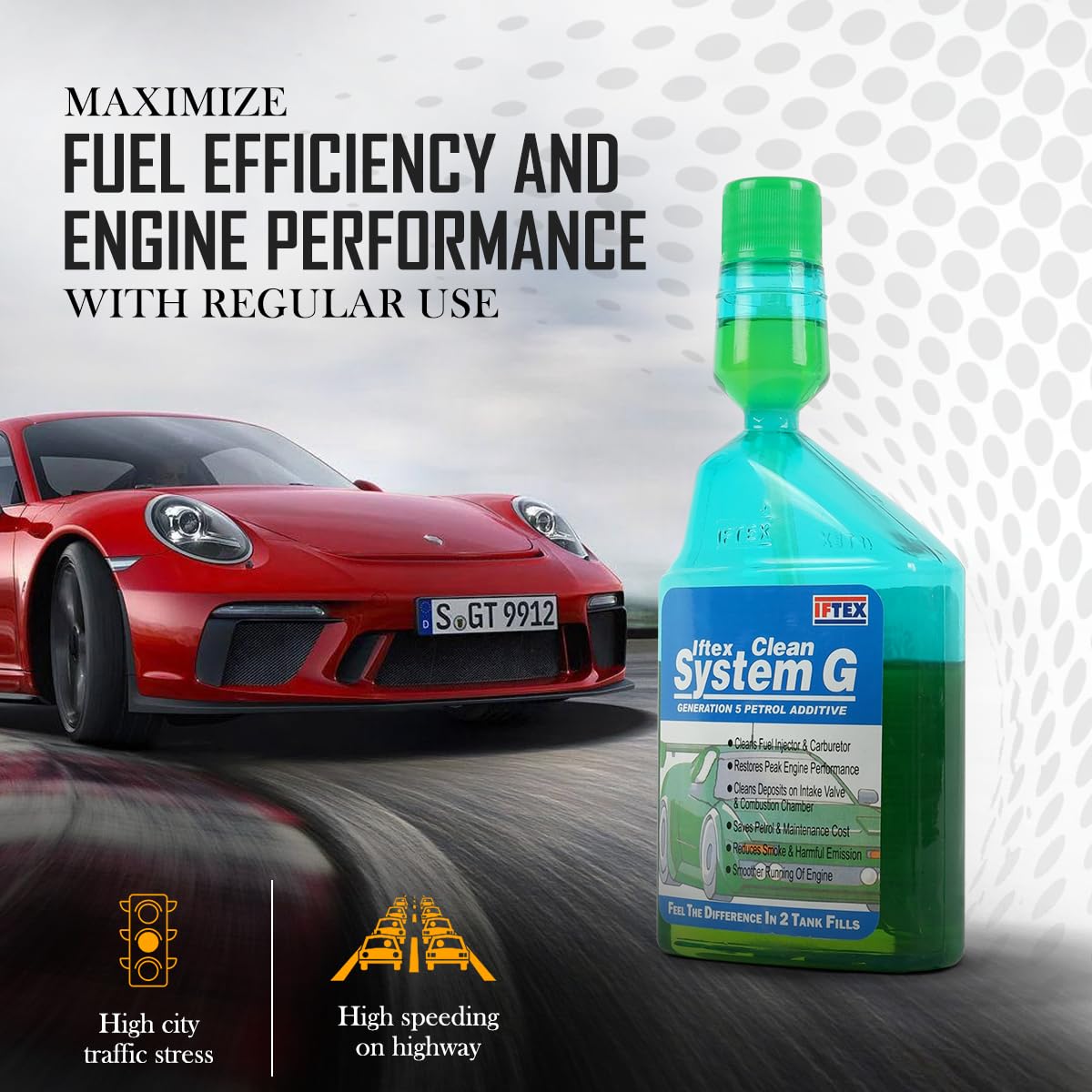 IFTEX Clean System G for All Petrol Cars (200ml)