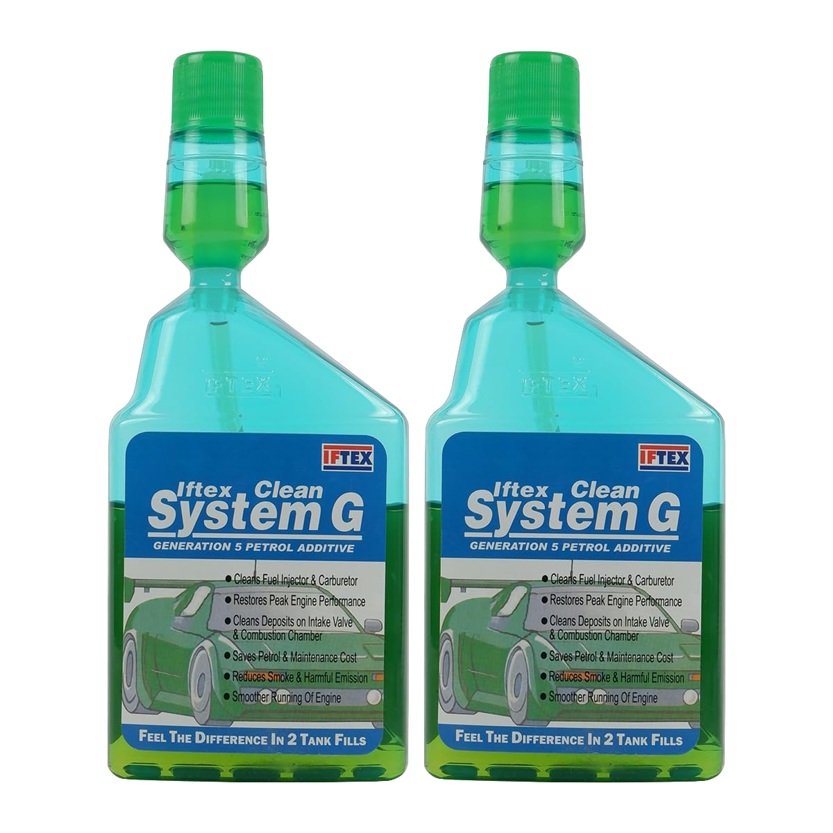 IFTEX Clean System G for All Petrol Cars (200ml) - Pack of 2