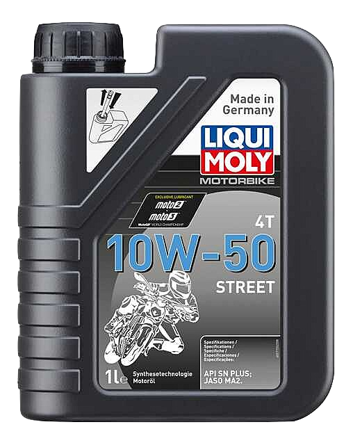 Liqui Moly Motorbike 4T 10W-50 Street Engine Oil (1L)