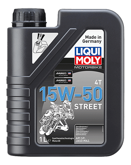 Liqui Moly Motorbike 4T 15W-50 Street Engine Oil (1L)