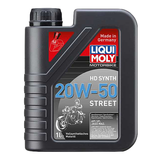Liqui Moly Motorbike HD Synth 20W-50 Street Engine Oil (1L)