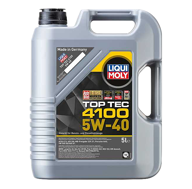 Liqui Moly Top Tec 4100 5W-40 Engine Oil (5L)