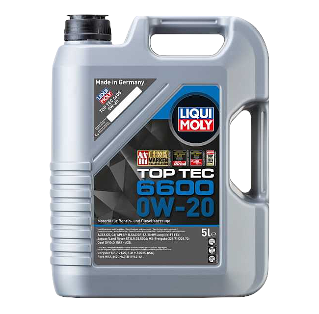 Liqui Moly Top Tec 6600 0W-20 Engine Oil (5L)