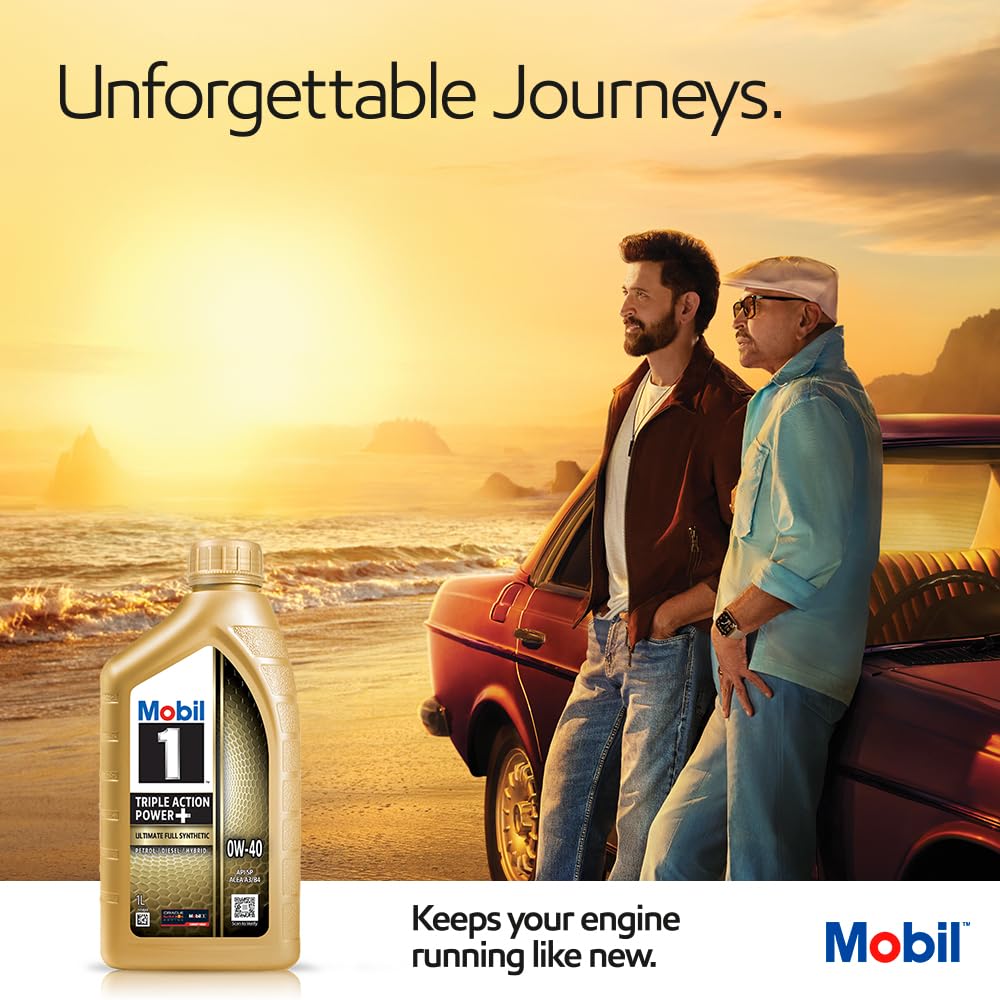 Mobil 1 0W-40 Advanced Full Synthetic Engine Oil (1L)