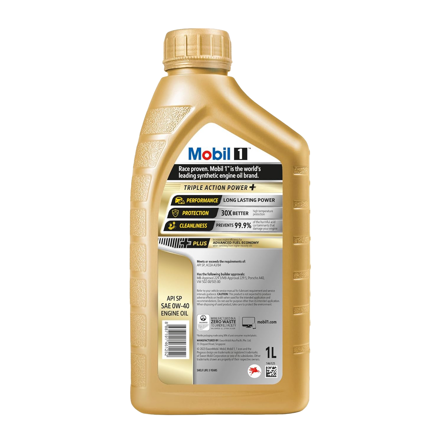 Mobil 1 0W-40 Advanced Full Synthetic Engine Oil (1L)