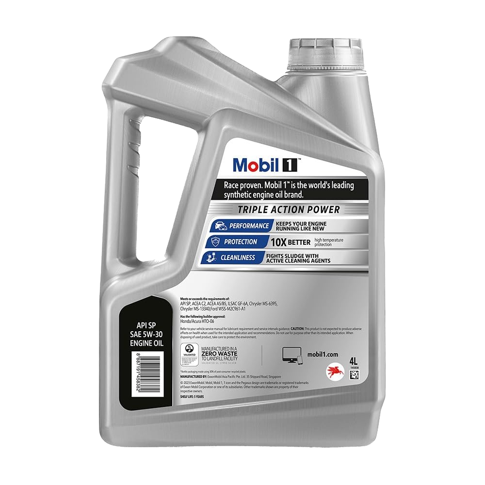 Mobil 1 5W30 Fully Synthetic Engine Oil (4L)