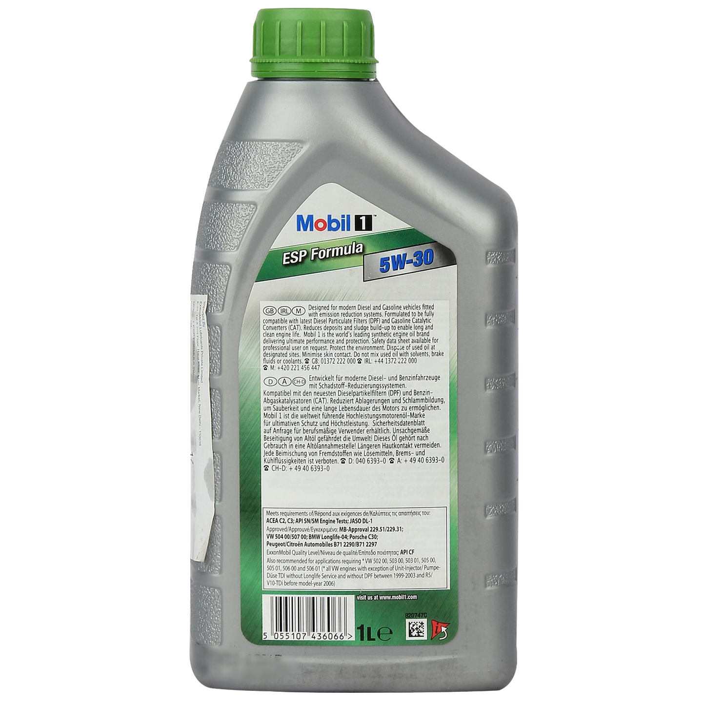 Mobil 1 ESP 5W-30 API SN/SM Fully Synthetic Motor Oil for Cars (1L)