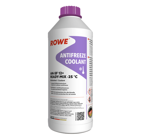 ROWE Hightec Antifreeze Coolant AN-SF 12+ RM -25 °C - PINK (1.5L)