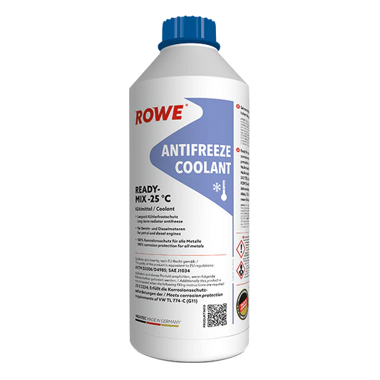 ROWE Hightec Antifreeze Coolant Ready-Mix -25 °C - BLUE (1.5L)