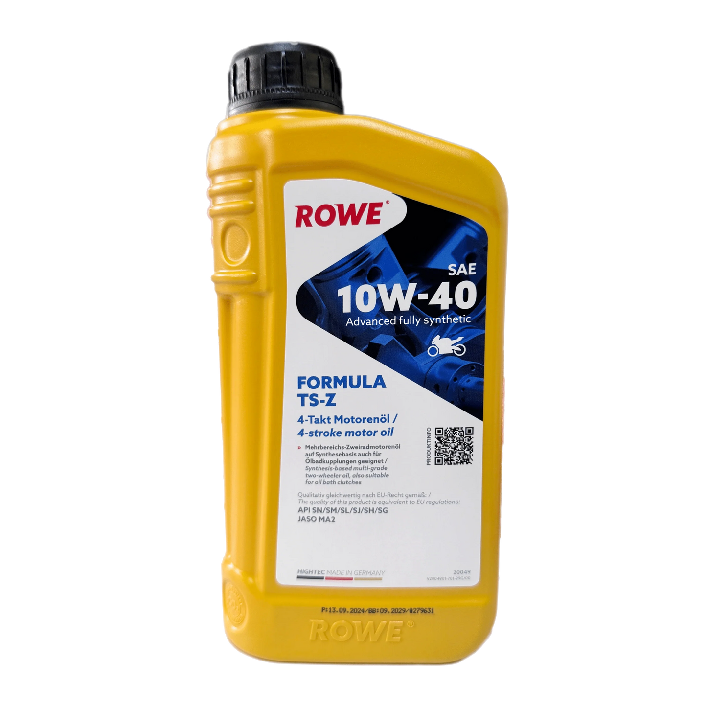 ROWE Hightec Advance Fully Synthetic SAE 10W-40 TS-Z (1L)