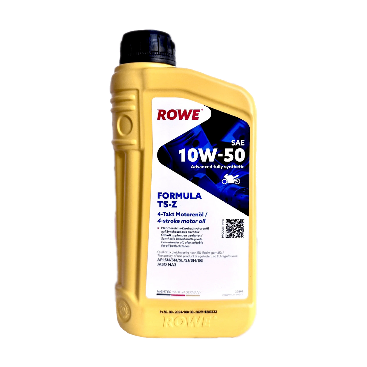 ROWE Hightec Advance Fully Synthetic SAE 10W-50 TS-Z (1L)