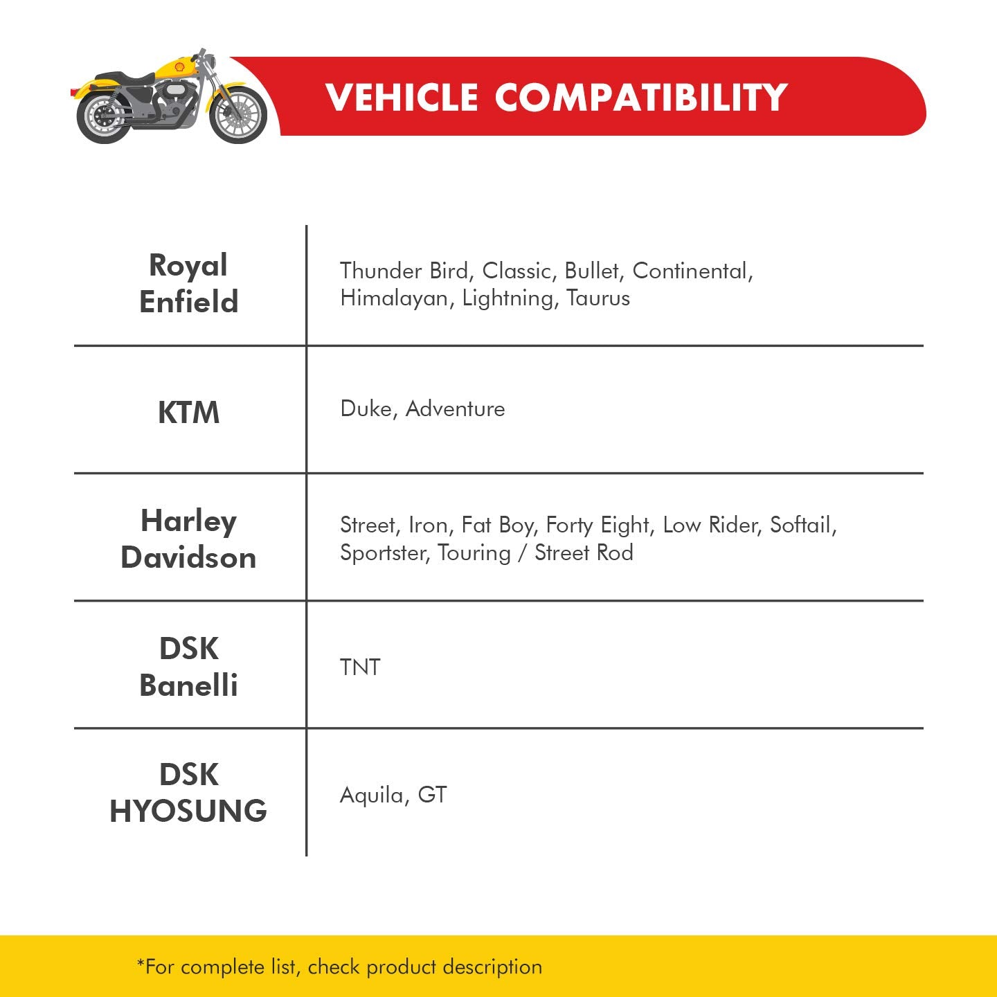 Shell Advance Ultra 4T 15W-50 API SN Fully Synthetic Motorbike Engine Oil (1L)