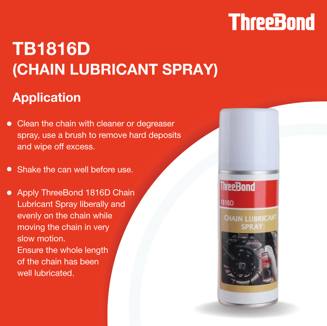 Threebond 1816D Chain Lubricant Spray (120ml)
