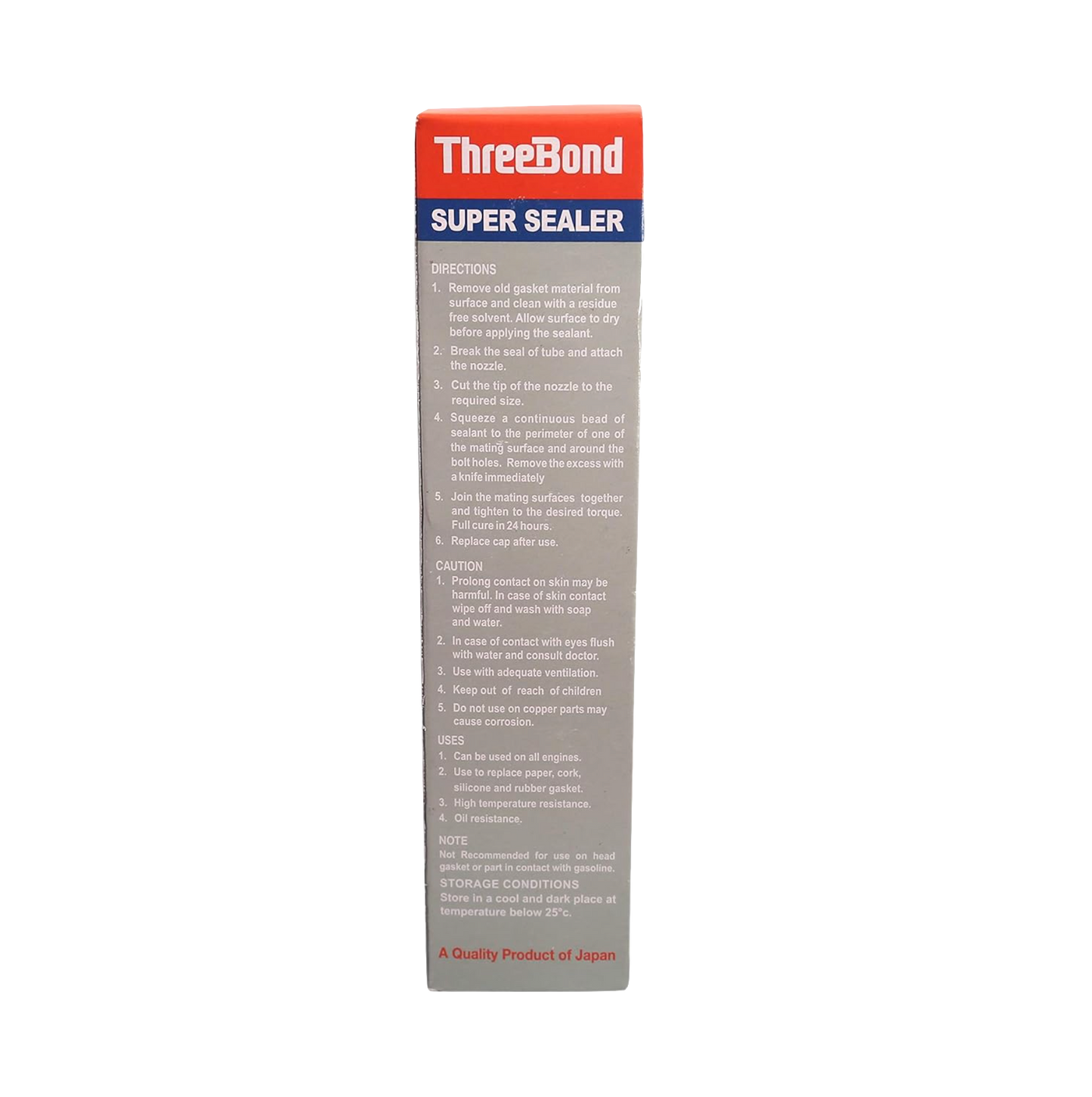 Threebond Super Sealer (High Temp. Rtv) No. 1 Grey (85gm)