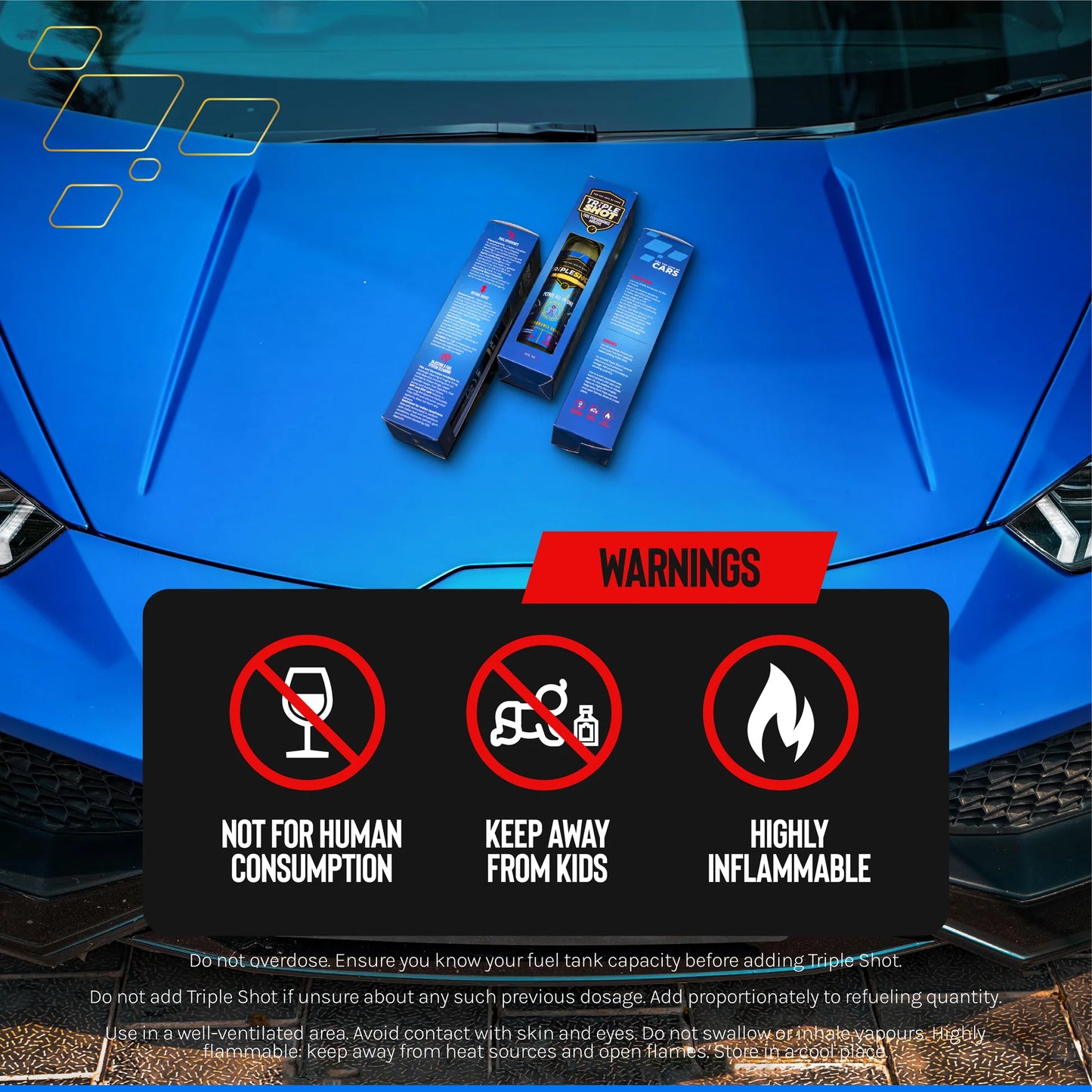 Triple Shot Petrol All-In-One (375ml) Pack of 6