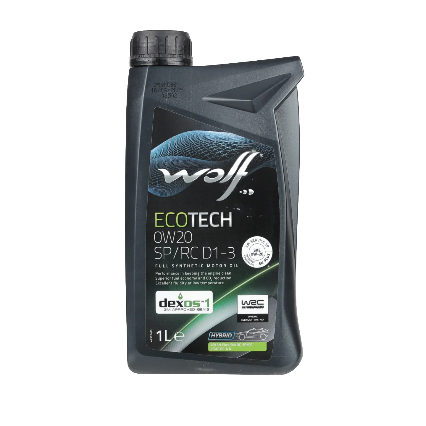 WOLF ECOTECH 0W-20 SP/RC D1-3 (1L)