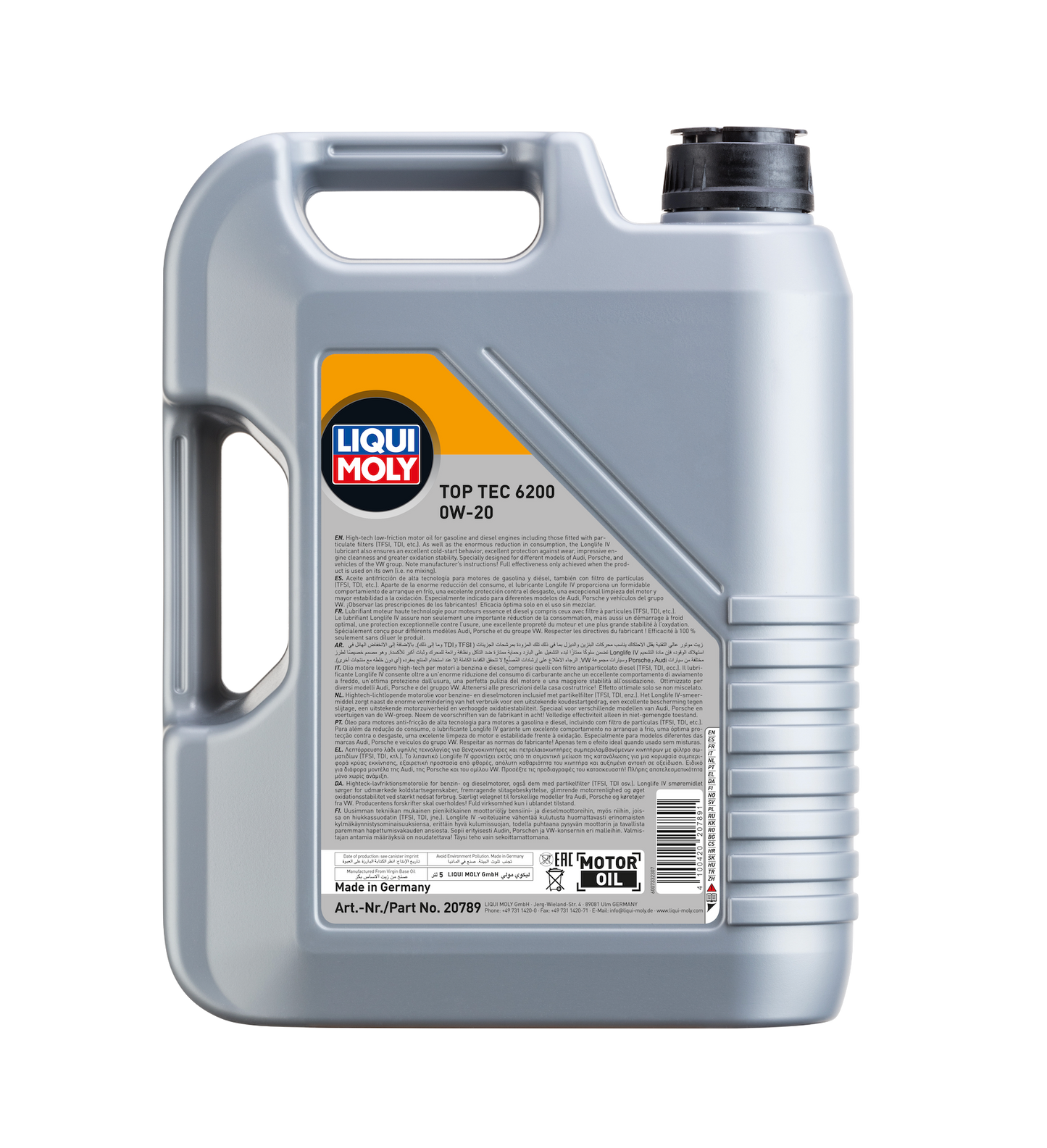 Liqui Moly Top Tec 6200 0W-20 (5L)