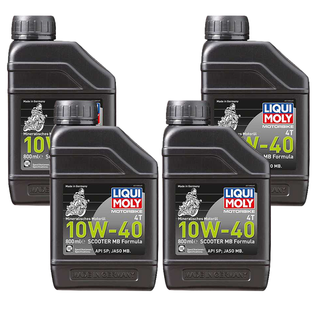 Liqui Moly Motorbike 4T 10W-40 Scooter MB Formula (800ml)