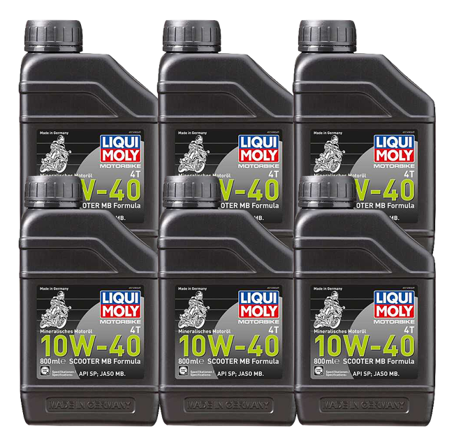 Liqui Moly Motorbike 4T 10W-40 Scooter MB Formula (800ml)