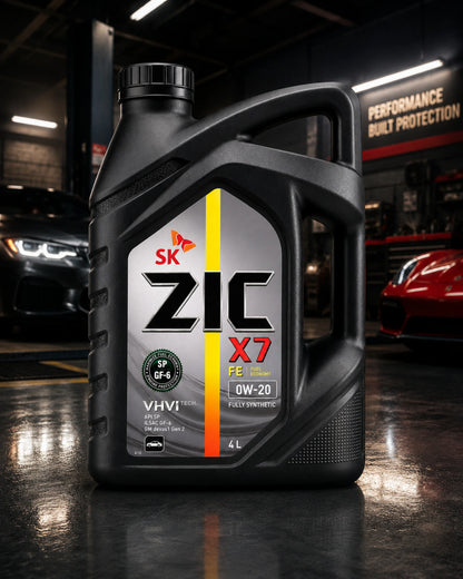ZIC X7 FE 0W-20 Full-Synthetic Engine Oil (4L)