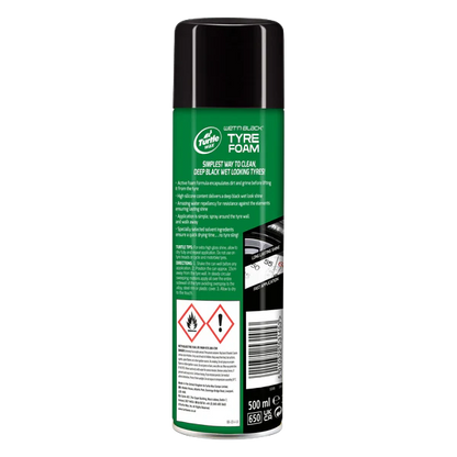 Turtle Wax Wet N Black Tyre Foam (500ml)