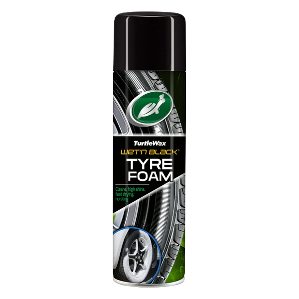 Turtle Wax Wet N Black Tyre Foam (500ml)