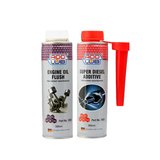ADD LUB Combo of Super Diesel Additive & Engine Flush (300ml) each
