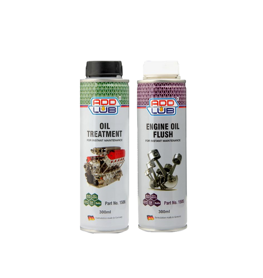 ADD LUB Combo of Engine Oil Flush & Oil Treatment (300ml) each