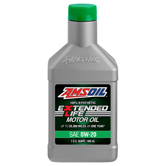 AMSOIL Extended-Life 0W-20 100% Synthetic Motor Oil (946ml)