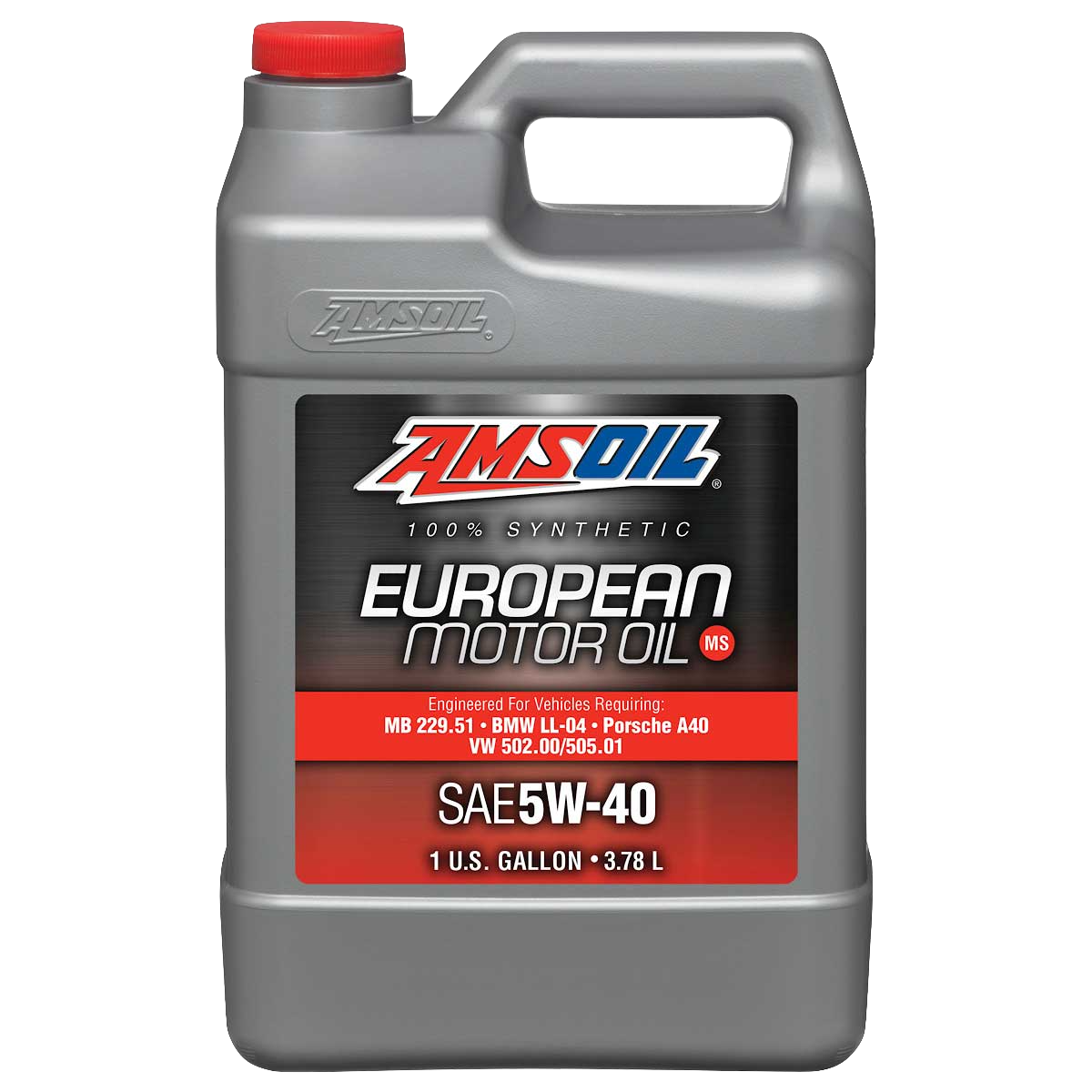AMSOIL Synthetic 5W-40 MS 100% Synthetic European Oil (3.78L)