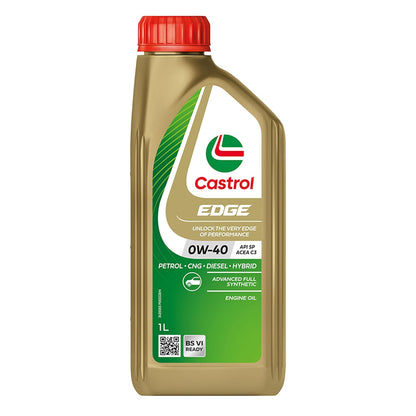 Castrol EDGE 0W-40 Advanced Full Synthetic Engine Oil (1L)