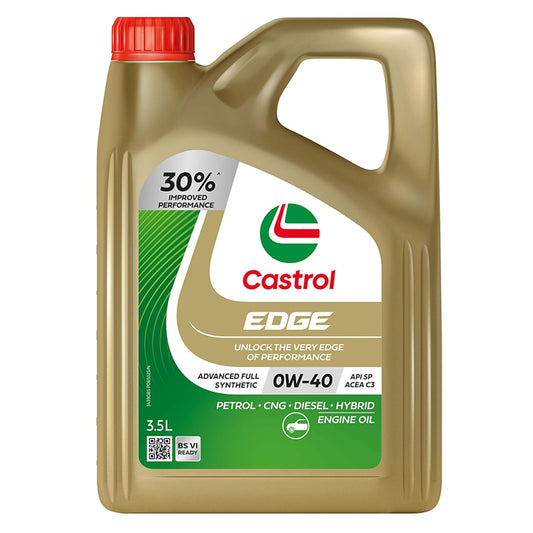 Castrol EDGE 0W-40 Advanced Full Synthetic Engine Oil (3.5L)