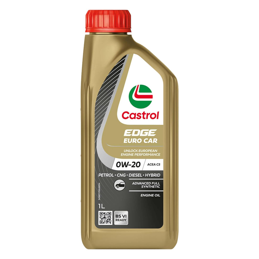 Castrol EDGE Euro Car 0W-20 M Advanced Full Synthetic Engine Oil (1L ...