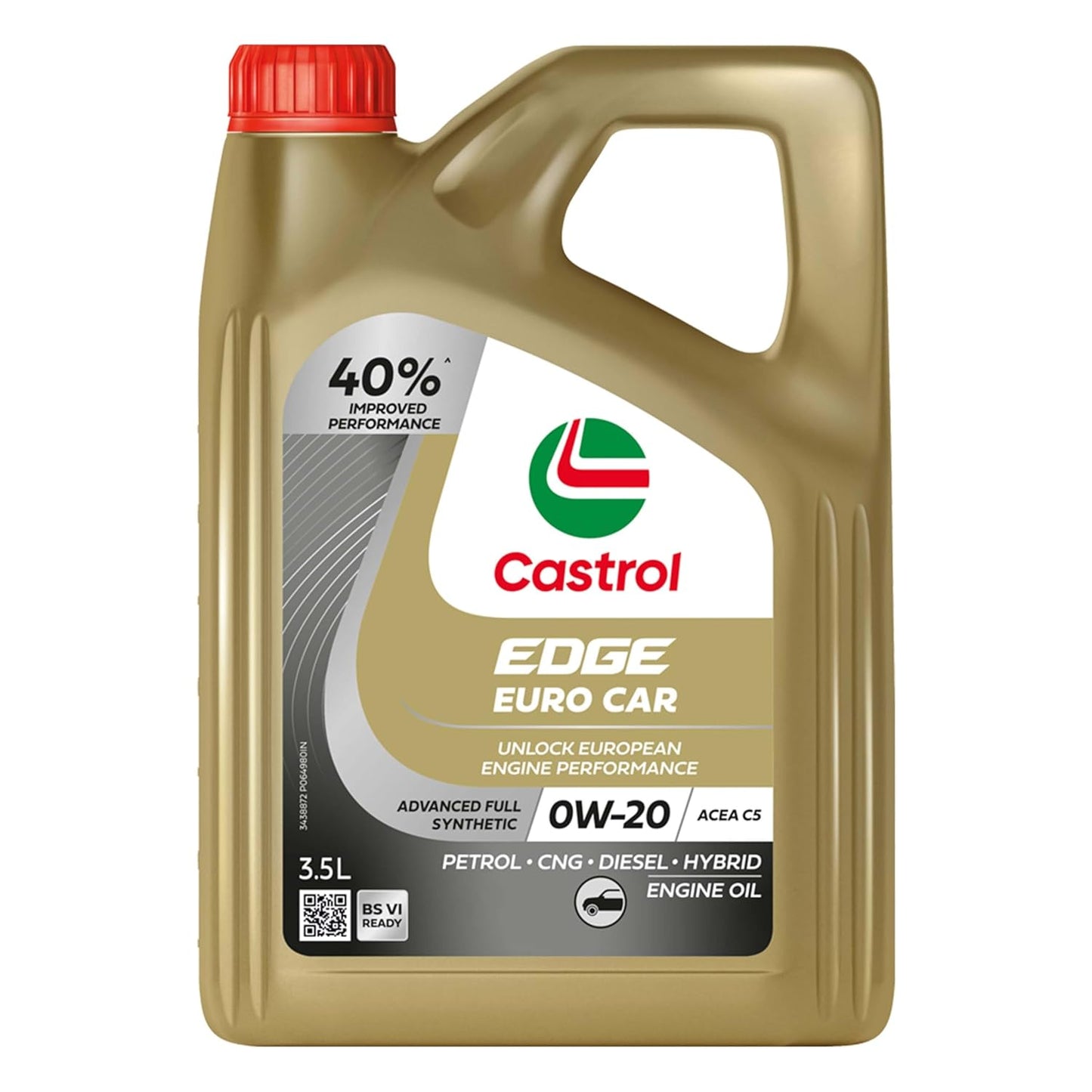 Castrol EDGE Euro Car 0W-20 M Advanced Full Synthetic Engine Oil (3.5L)