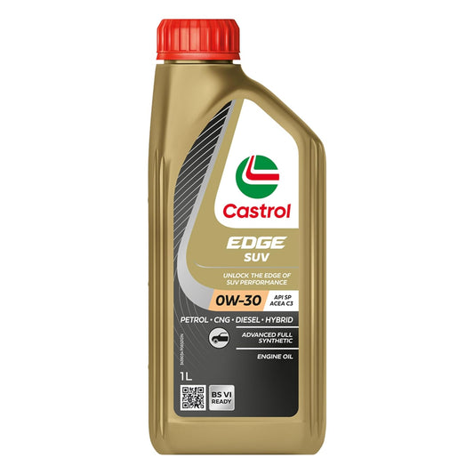 Castrol EDGE SUV 0W-30 Advanced Full Synthetic Engine Oil (1L)