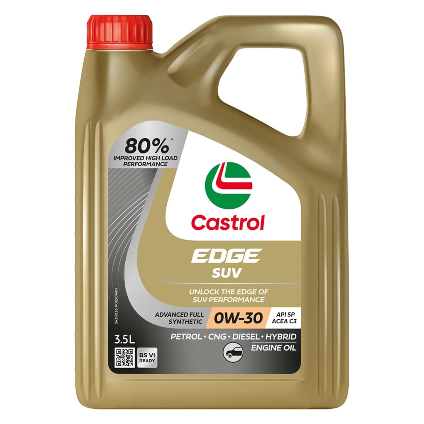 Castrol EDGE SUV 0W-30 Advanced Full Synthetic Engine Oil (3.5L)