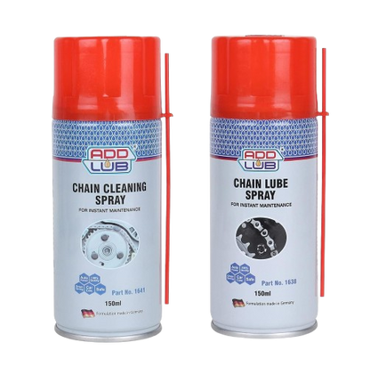 ADD LUB Combo of Chain Cleaner & Lube (150ml) each