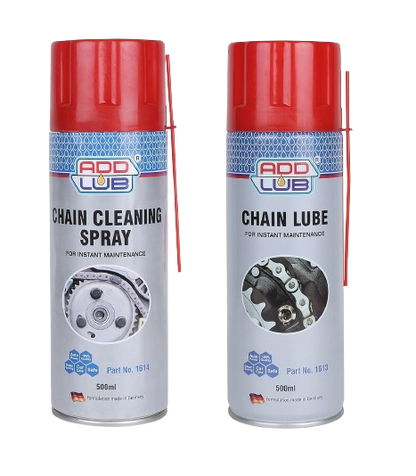 ADD LUB Combo of Chain Cleaner & Lube (500ml) each