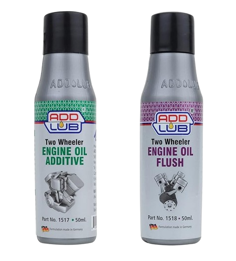 ADD LUB Engine Oil Flush & Engine Oil Additive for Motorbike (50ml) each