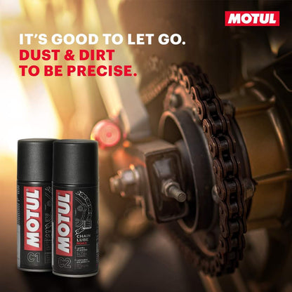 Motul Combo of C1 Chain Clean (150ml) & C2 Chain Lube (150ml)