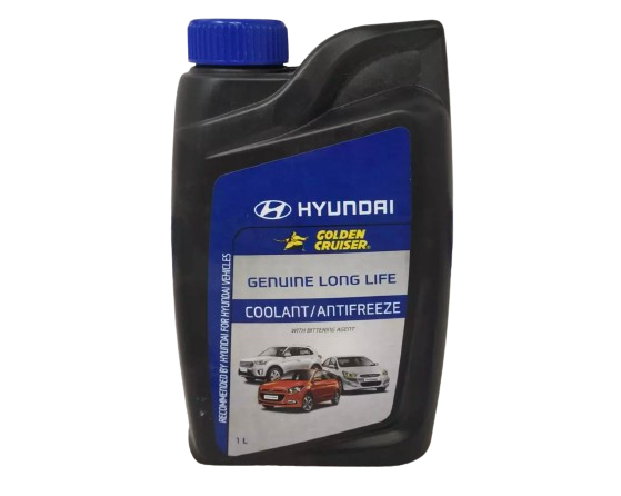 Golden Cruiser Hyundai Genuine Long Life Coolant (1L) - Blue