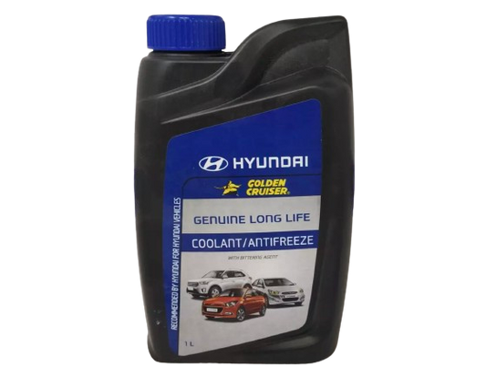 Golden Cruiser Hyundai Genuine Long Life Coolant (1L) - Blue