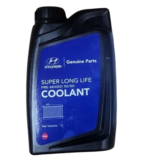 Golden Cruiser Hyundai Genuine Super Long Life Pre-Mixed 50/50 Coolant (1L) - Pink