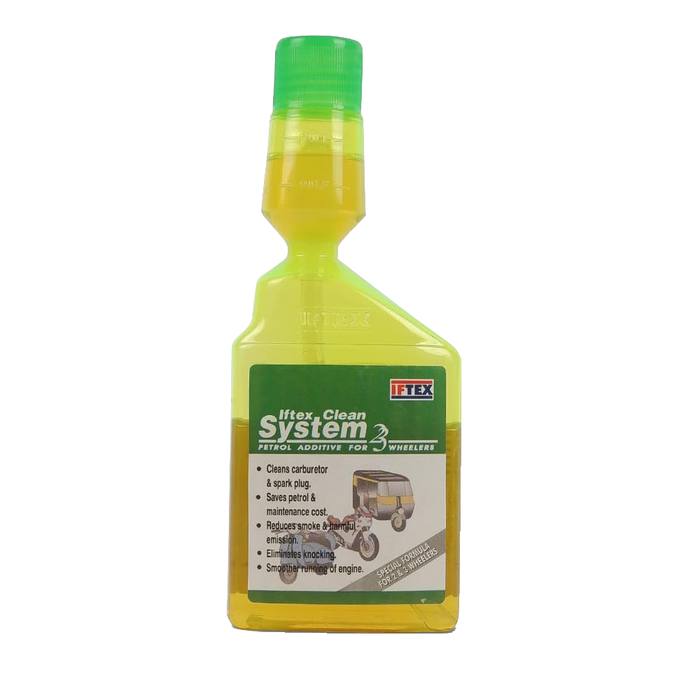 IFTEX Clean System 2/3 Fuel Additive for all Petrol Bike and Scooter (100ml)