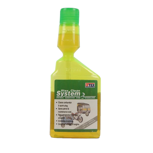 IFTEX Clean System 2/3 Fuel Additive for all Petrol Bike and Scooter (100ml)