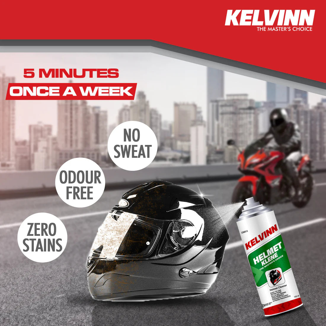 KELVINN Helmet Hygiene Foam (150ml)