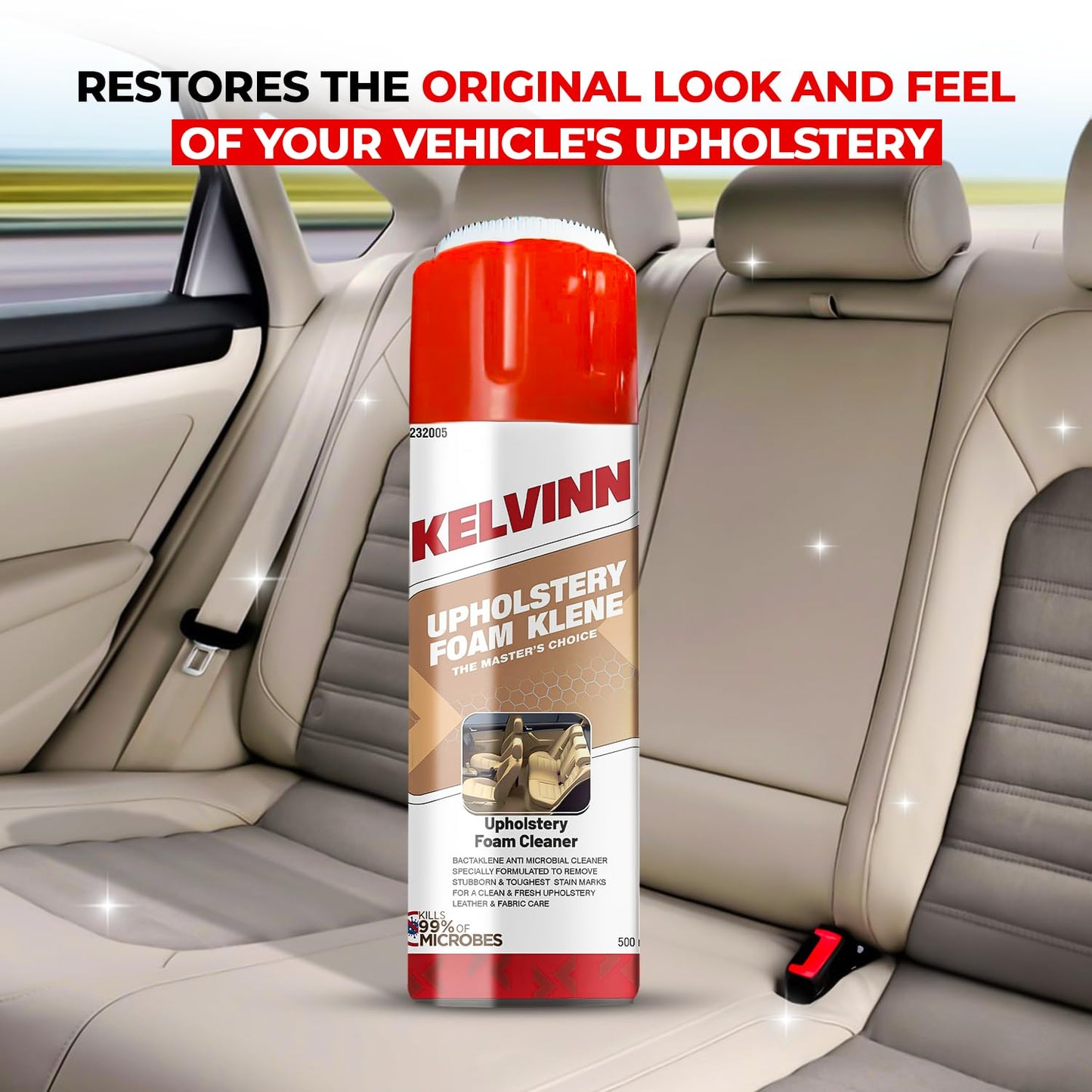 KELVINN Uphostery Cleaner Foam (500ml)